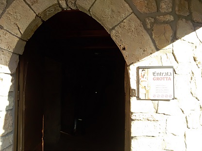 Greccio - jeskyně jesliček